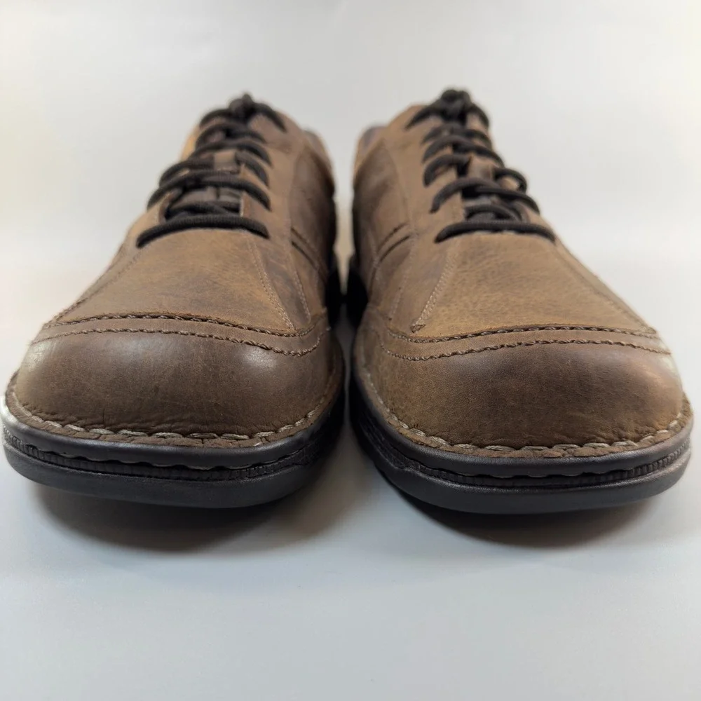 Merrell World‎ Era Mens 14 Casual Oxfords Dark Earth Brown Black Lace Up Leather